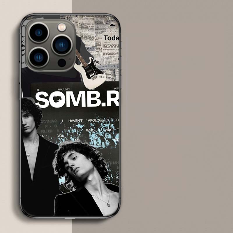 Чехол для телефона Singer S-Sombr Для Iphone 17 Air 15 Pro 14 Plus 16 Pro Max 12 13 Mini 11 16E X XS Чехол Милый Fundas