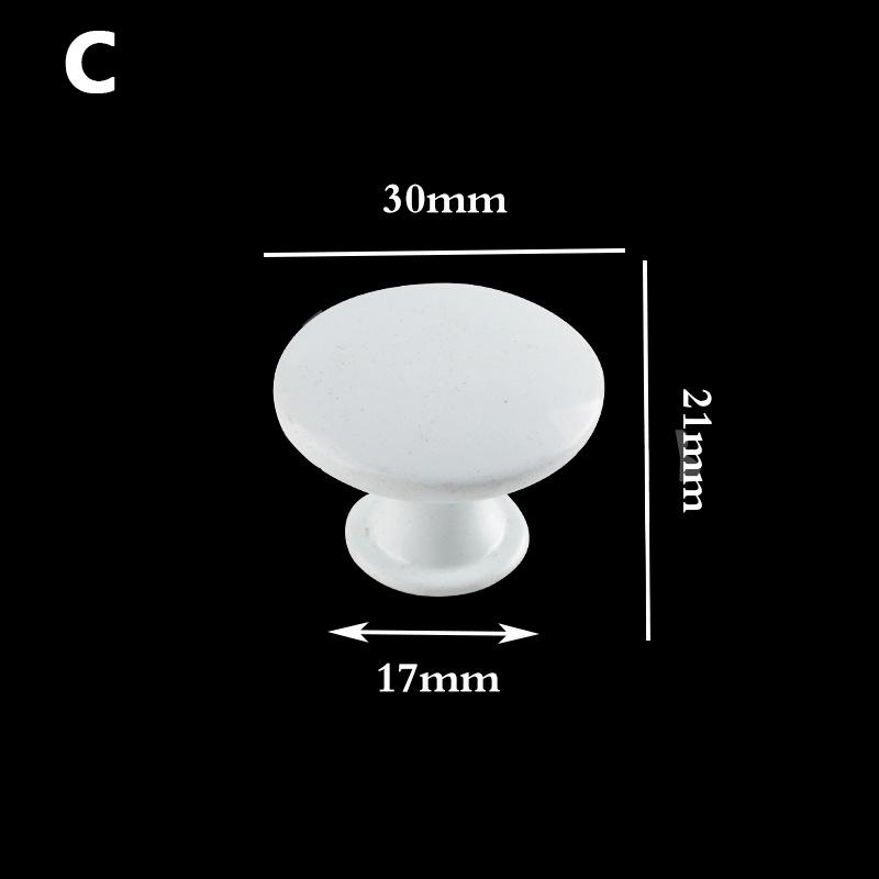 10PCS Cabinet Handle Pull Cupboard Knobs Door Drawer Hardware Knob for Kitchen Office Bathroom