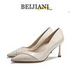 BEIJIANI Women's Pointed Toe Stiletto Heels – Comfortable, Professional Work Shoes