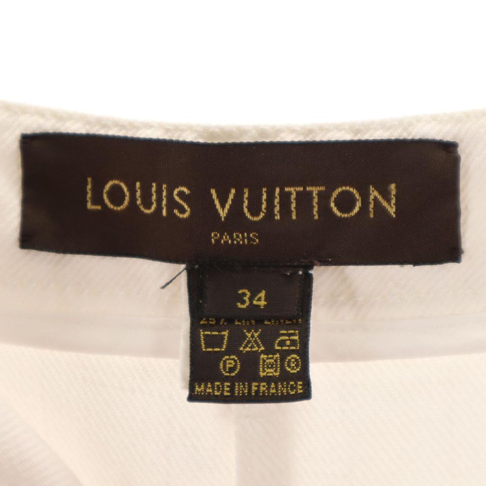 Louis Vuitton Сделано во Франции Льняная смесь Миди длина Джинсовая юбка 34 Женская Б/У