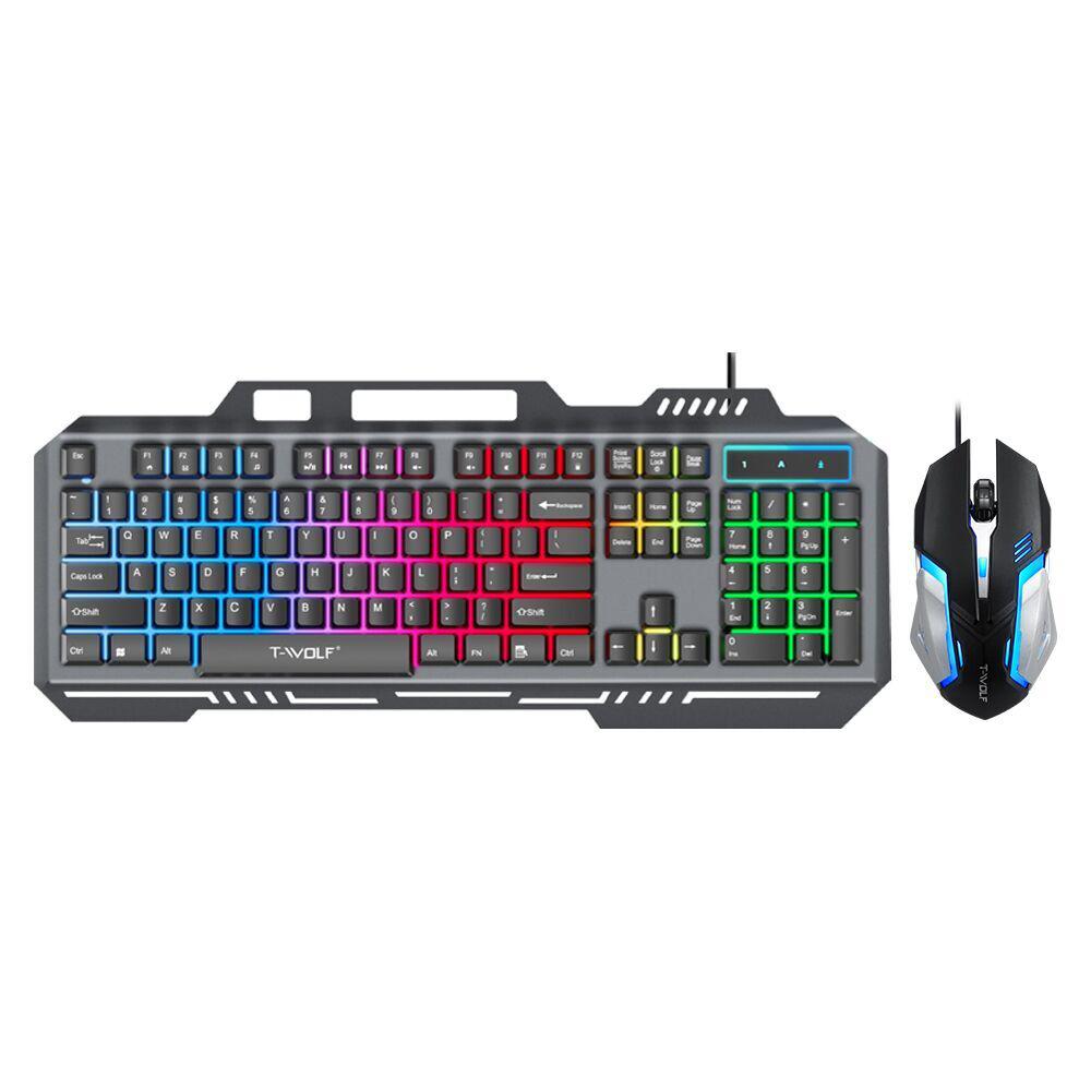 Desktop Computer Office Game Keyboard Mouse Thunderwolf TF-600 Suit
