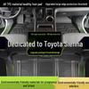 TPE Коврики в салон для Toyota Sienna 7-местная, Первый ряд, 2021-2025