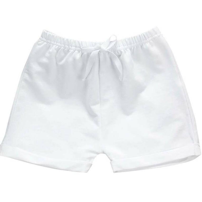 Детские шорты, штаны для мальчиков и девочек, спортивные однотонные короткие брюки на шнурке, хлопковые повседневные пляжные штаны для детей от 1 до 10 лет