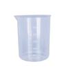 Plastic Beaker Set: 50ml Beaker, 100ml Graduated Cylinder, 500ml Beaker, 1000ml Double-Sided Graduated Cup