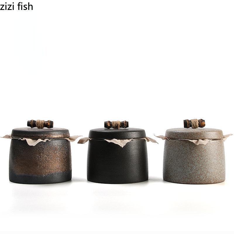 Керамическая чайница, герметичная влагостойкая емкость для чая, чайная банка, контейнер для чая, органайзер для чая, емкость для хранения дома, банка для конфет, коробка для хранения