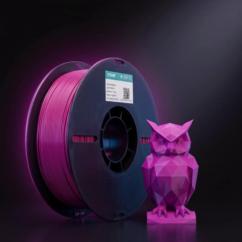 ESUN PLA 3D Printing Filament 1.75mm Light Grey FDM Plastic Rod 1KG 27 Colors Factory Quality Guarantee ROHS REACH