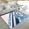 Manchester City Customizable Name Area Rug Design for Balcony Study room Game Room Hallway Anti-slip Rug Anime Office Decor Perfect Gift for Women/Men