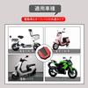 Universal Motorcycle Alloy Side Stand Plate Anti-Slip Base Extension Bracket Kickstand Amplifier Scooter Motorcycle Dress Up Parts Red