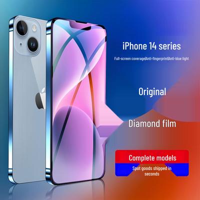 Защитное стекло для экрана Apple 14/13 Pro Max с функцией защиты от подглядывания и фильтром синего света для iPhone 12/17AIR.