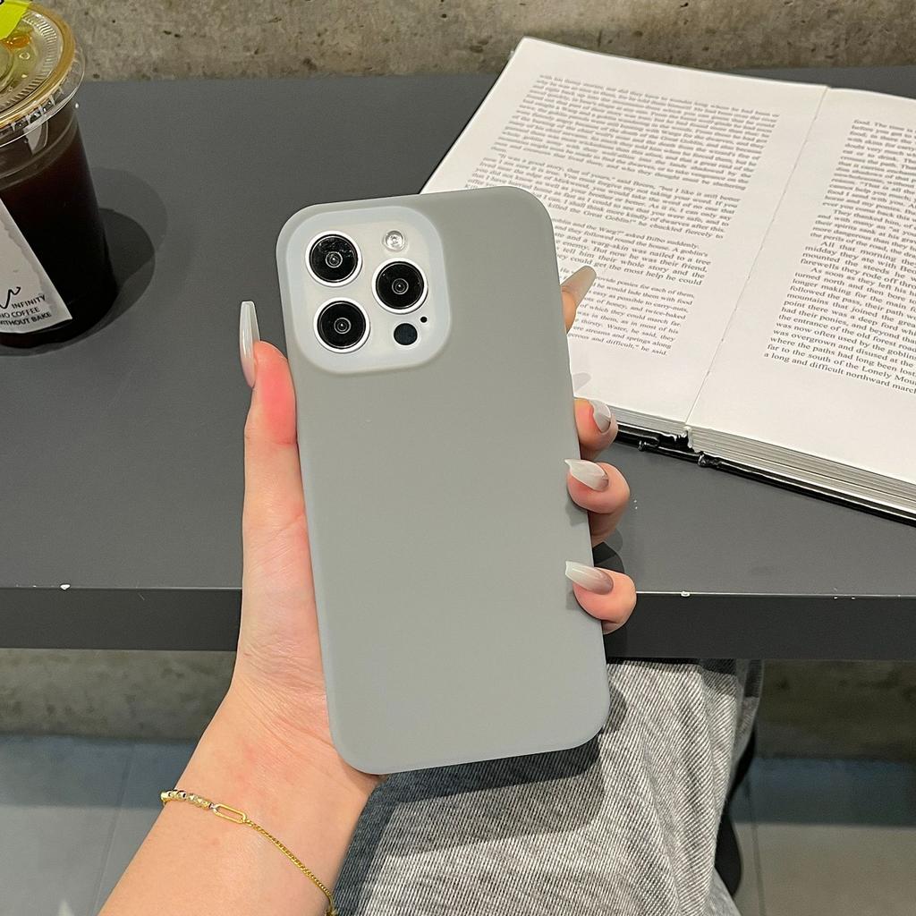 Подходит для Apple 16 Чехол для мобильного телефона Дофаминовое желе iPhone 15 Жидкий силикон 14 Защитный чехол для объектива от падений 13