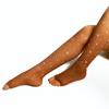 Женские прозрачные сетчатые колготки fishnet с блестящими стразами, открытым носком, усиленной хлопковой ластовицей, для танцев, латинские чулки