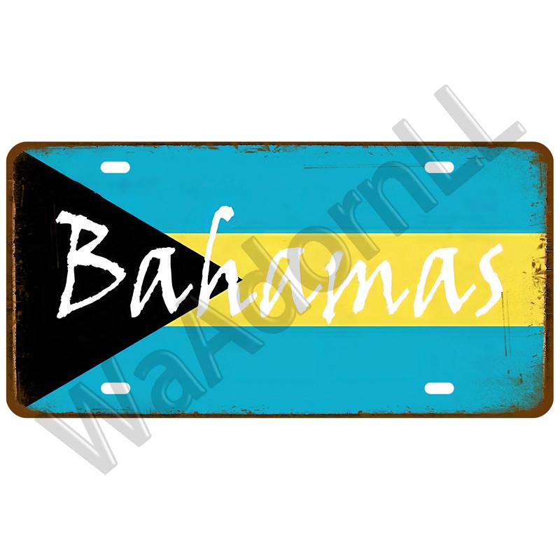 Металлический знак Германия США Флаг страны Франция Жестяная табличка Россия Испания Жестяная пластина для стены Домашний ресторан Ремесло Бар Декор