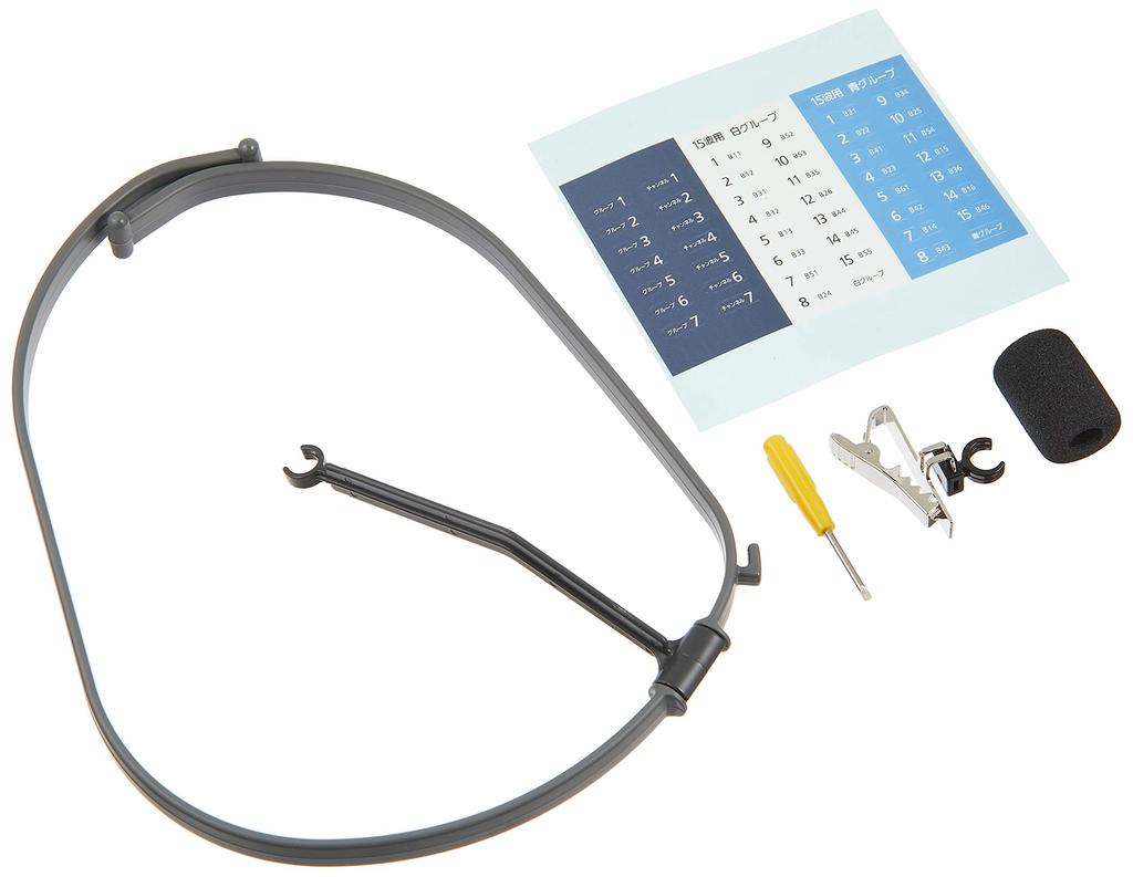 Panasonic 800 MHz band PLL tie pin type wireless microphone WX-4300B