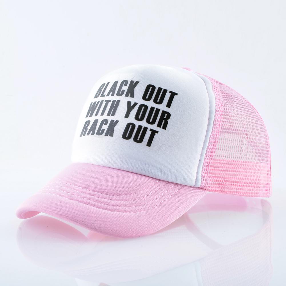 Summer Mesh Baseball Cap For Boys Girls Fashion Letters Snapback Hip Hop Hats Kids Outdoor Sun Caps