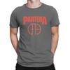Pantera Новейшие мужские футболки Любимые группы Техаса Хлопковые футболки с круглым вырезом Модная одежда Уличная одежда мужская одежда