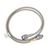 Gas Hose High Temperature Resistance Flexible Stainless Steel Propane Adapter Hose for Outdoor Camping