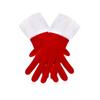 Короткие перчатки Деда Мороза Теплые плюшевые Рождественские перчатки Фестиваль Платье Вечеринка
