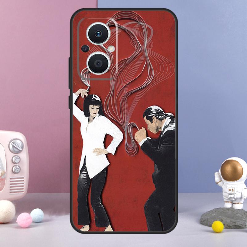 Pulp Fiction Movie Poster Funda For OPPO Reno 12 F 11F 13F 14F 10 11 13 14 Pro 7 8 Lite OPPO Find X9 X6 X5 X8 Pro Case