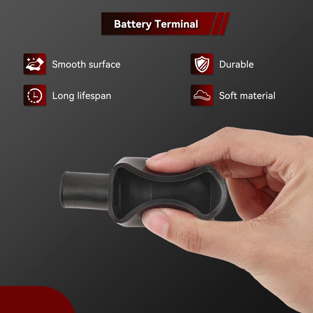 1 пара универсальных автомобильных аккумуляторных батарей, клеммные крышки, защитные крышки для отрицательных и положительных клемм, сменные батареи, автомобильные аксессуары