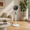 Large Room Fan Mini Floor Fan, Portable USB Air Circulation for Home Office, 3 Safe Cooling Speed Quiet Stand with 5m Airflow, Wide Angle Oscillating