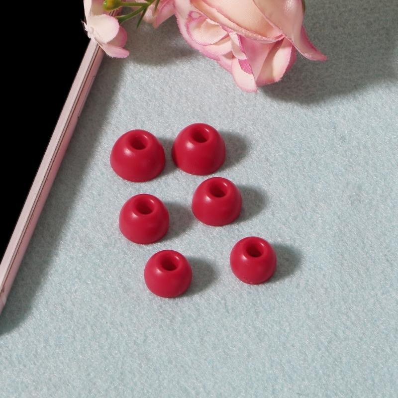 3 Pairs Silicone Eartips Ear Plug Earbuds Cover Replacement Anti-slip Eartips Protective Sleeve for Studio Buds/Fit Pro