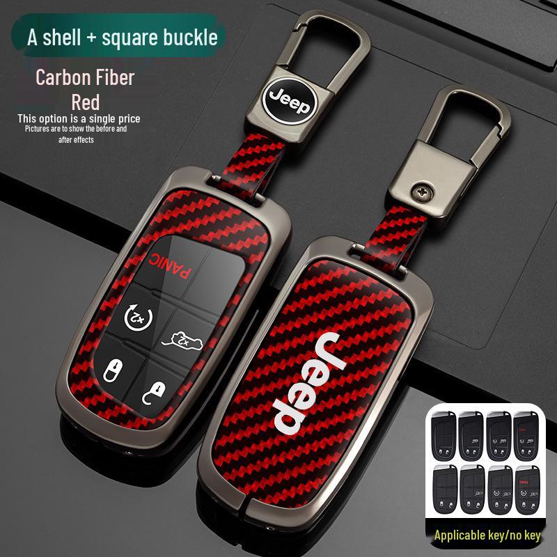 Чехол для ключа для Jeep Compass, Cherokee, Grand Cherokee, Renegade, Commander