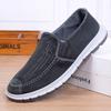 Old Beijing Cloth Shoes Men's Soft Soled Shoes Breathable Slip On Middle-aged and Elderly Non-slip Father Shoes