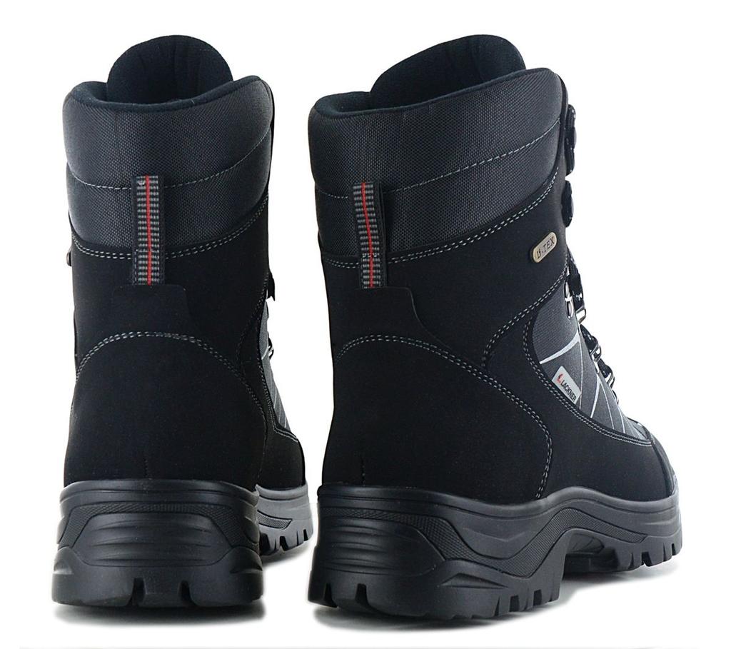 Lackner Kitzbühel Ultimate TX - мужские зимние ботинки с интегрированными шипами 7874 черные ОРИГИНАЛ