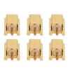 10PCS MMCX Socket 3 Pin Connection Female Jacks Coaxial RF Connector Set OFC Material 50ohms