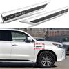 Car Body Side Sticker ABS Fender Sheet Decal For Lexus LX570 Rear Trunk Logo Sport Leaf Trim Decoration Auto Tuning 2PCS