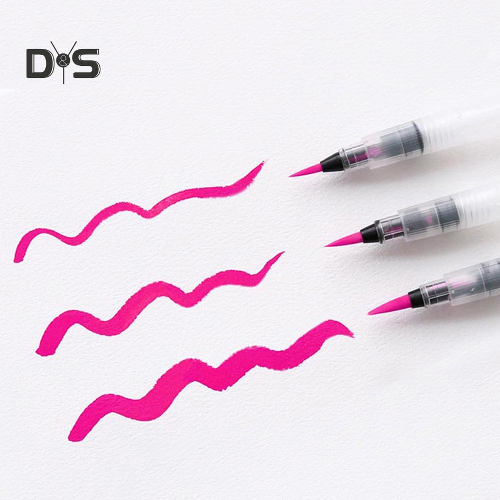 Канцелярские принадлежности DYS, 1/3 шт., многоразовые акварельные кисти, ручка для рисования, мягкая головка, принадлежности для художественной живописи