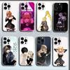 Чехол для телефона D-Death Note Миса Аманэ для iPhone 16,15,14,13,12,11 Plus,Pro,Max,XR,XS,X,Plus,SE,Mini Прозрачный Мягкий Чехол