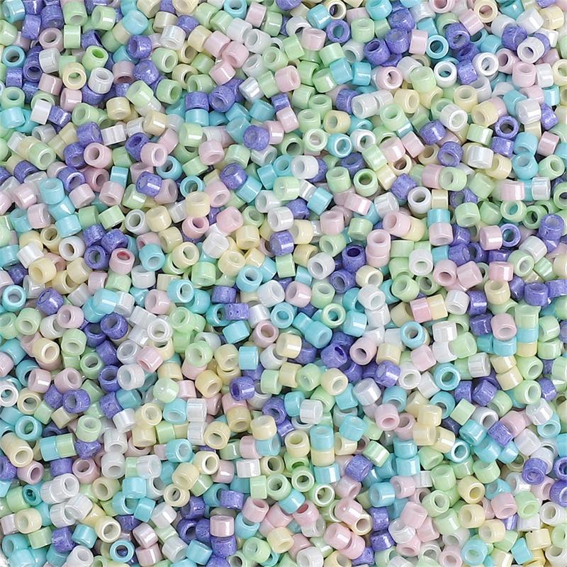 Маленькие круглые стеклянные бусины для самостоятельного изготовления украшений - античная отделка, несколько цветов