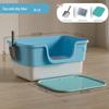 Giant Open Cat Litter Box - Splash-Proof for Large Cats