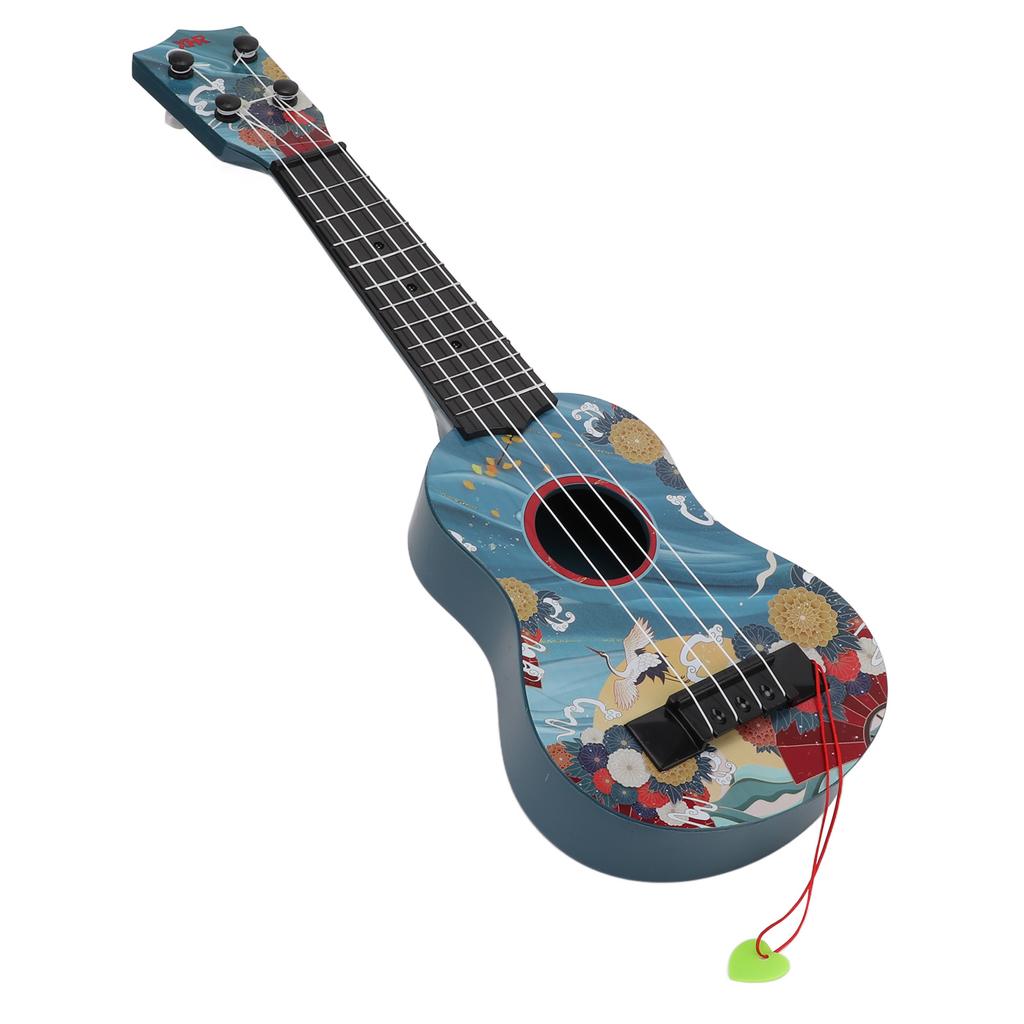 Kids Toy Ukulele Mini Plastic Guitar Musical Instrument for Preschool Children GiftBlue