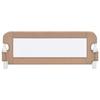 VidaXL Barrière de lit enfant Taupe 102x42 cm Polyester 10164