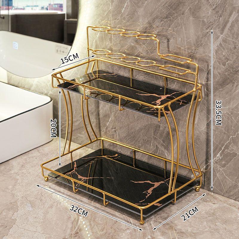 Настольная полка для хранения косметики, полка для хранения в ванной комнате, держатель для зубных щеток