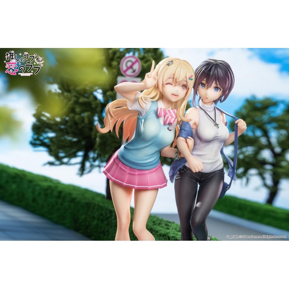 APEX Оши но Любовь Ёри Кои но Любовь Кои Фурудатэ и Акуру Хаясэ 17 масштаб ПВХ и АБС расписанная готовая фигурка набор из 2