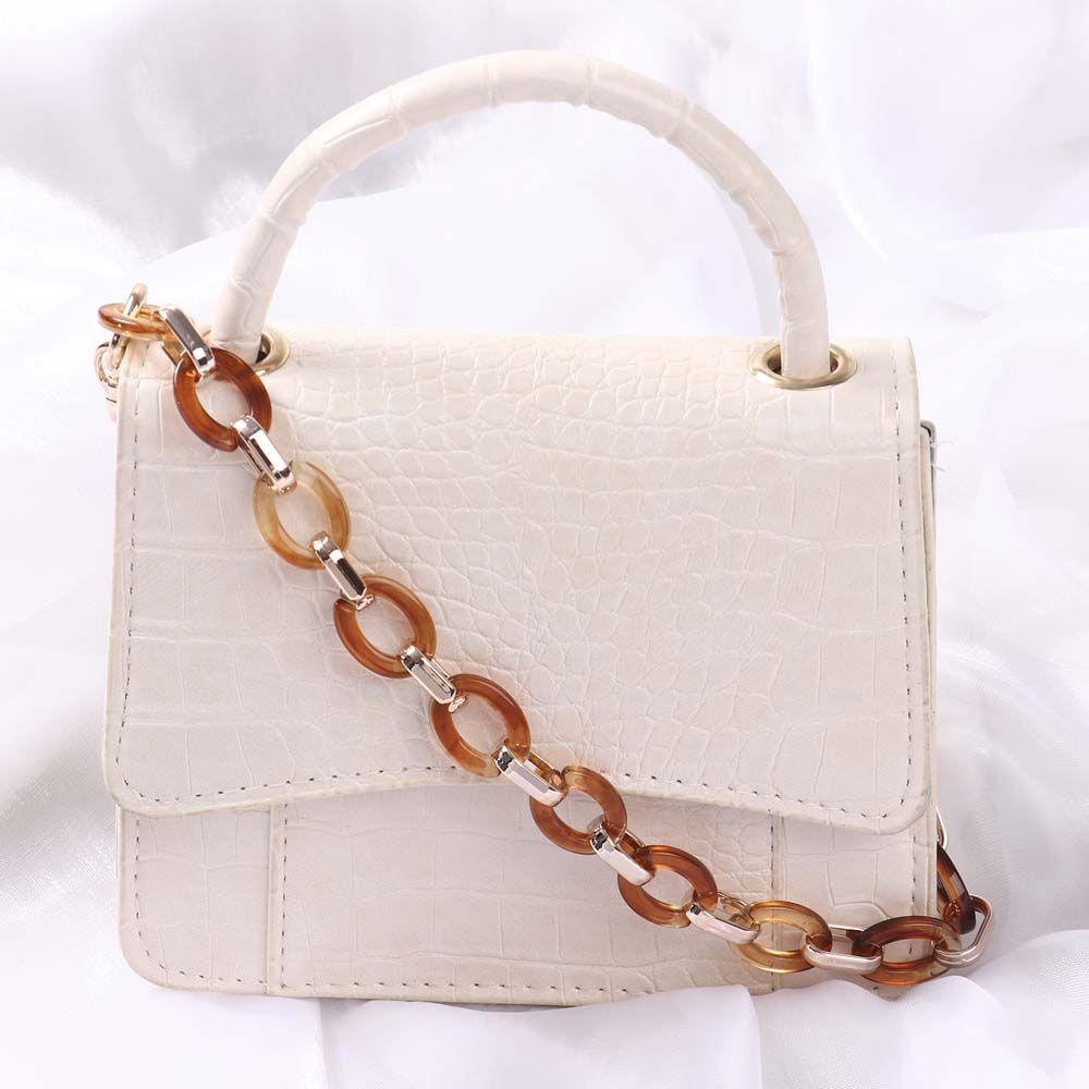 Bag Women Acrylic Purse Chain Handbag Bag Straps Shoulder Bag Accessories Replaceable Bag Chain