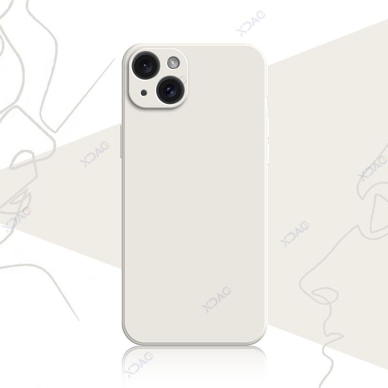 Роскошный мягкий чехол для iPhone 14 15 Pro Max Plus 5G 360 Edge защитный жидкий силиконовый корпус для мобильного телефона