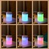 200ML Air Humidifier Ultrasonic Essential Oil Diffuser Low Noise Mini Portable Aromatherapy Sprayer Color LED Lamp Mist Maker for for Home Office Car