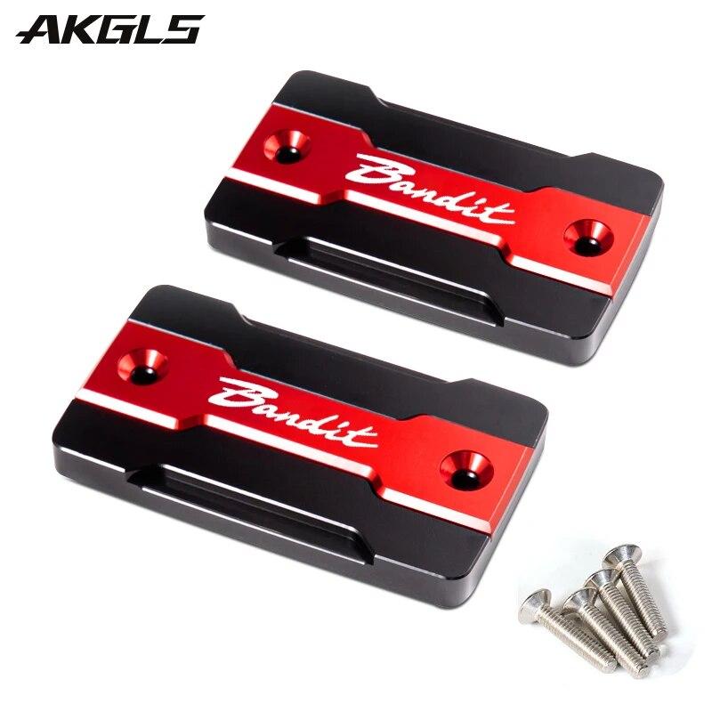 Крышка главного цилиндра с логотипом Bandit подходит для SUZUKI BANDIT S 650 S650 1250/1250S, крышка переднего бачка тормозной жидкости мотоцикла