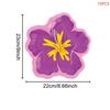 Hibiscus Flower Shaped Paper Plates Hawaiian Luau Tropical Party Supplies Disposable Dessert Tableware For Summer Birthday