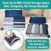 Multiple Sizes Vacuum Storage Bags Hand Roll Durable Space Saver Bags For Clothes Clothing Travel Accessories Suitcase Organizer