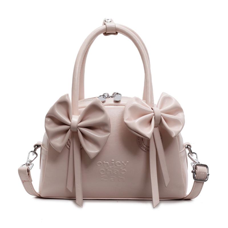 Bow Handbag Women'S High-End Temperament Shoulder Bag Foreign Style Versatile Messenger Bag