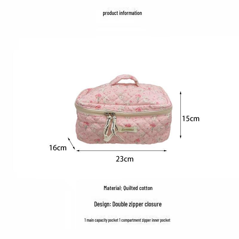 Large Capacity Cute Cartoon Cosmetic Travel Bag for Women