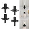 Set of 4/8 Metal Candle Holders for Wine Bottle Insertion Taper Candle Stand Candlestick Adapter Centerpieces Decors