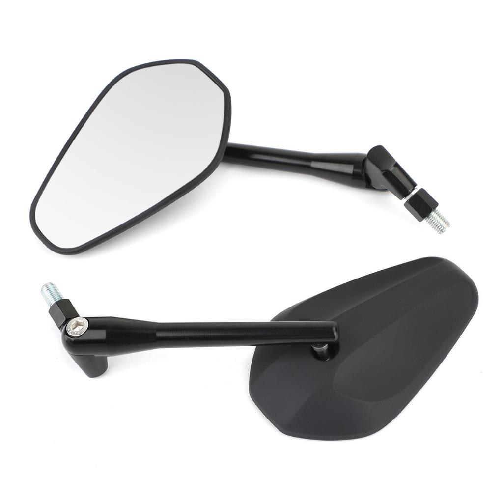 Pair M10 Rearview Mirror for Motorcycle Custom Cruiser Cafe Racer UNIVERSAL