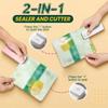2-in-1 Magnetic Food Sealer Multipurpose Plastic Bag Sealing Device For Home
