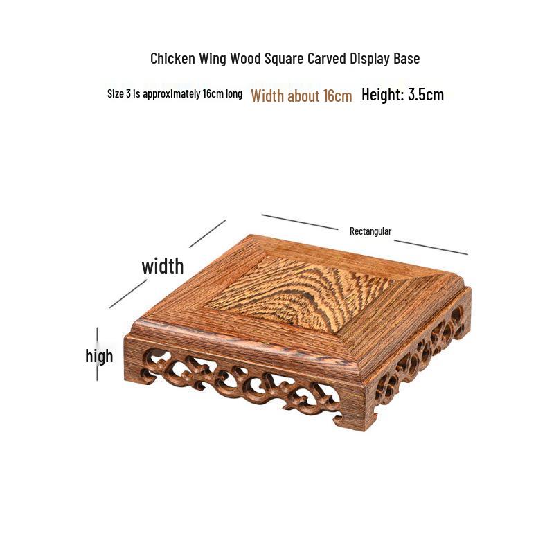 Венге и палисандр основа из массива дерева для поделок: Ваза, Кашпо из камня, Бонсай, Статуэтка Будды, Подставка для чайника